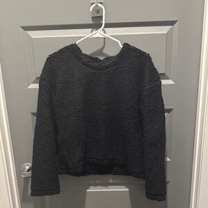 Lululemon Cozy Black Sherpa Pullover